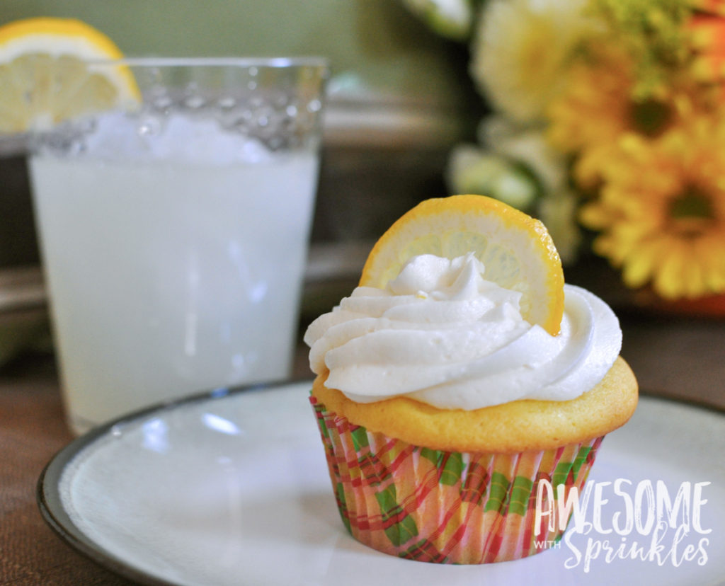 Lovely Lemon Cupcakes with fresh squeezed Lemon Buttercream | Awesome with Sprinkles