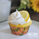 Lovely Lemon Cupcakes with fresh squeezed Lemon Buttercream | Awesome with Sprinkles