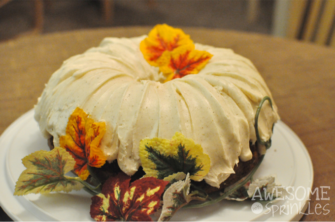 Pumpkin Spice Bundt Cake | Awesome with Sprinkles