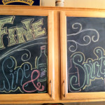 Chalkboard Painted Cabinets