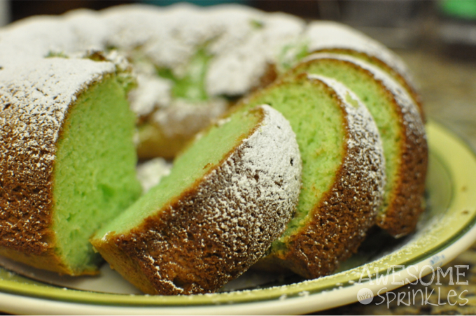 Pistachio Bundt Cake | Awesome with Sprinkles