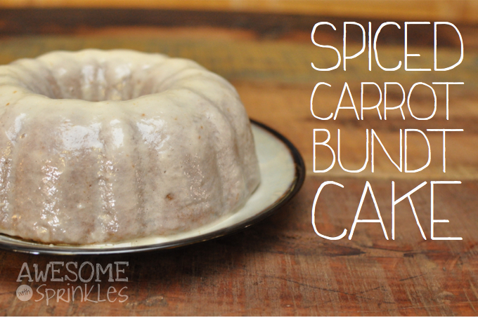 Spiced Carrot Bundt Cake | Awesome with Sprinkles