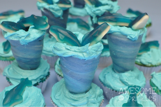 Sharknado Cupcakes | Awesome with Sprinkles