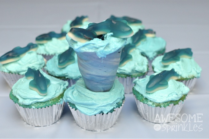 Sharknado Cupcakes | Awesome with Sprinkles