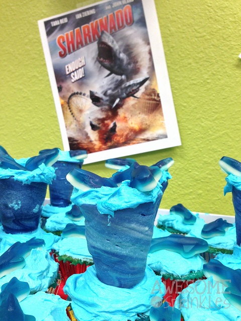 Sharknado Cupcakes | Awesome with Sprinkles