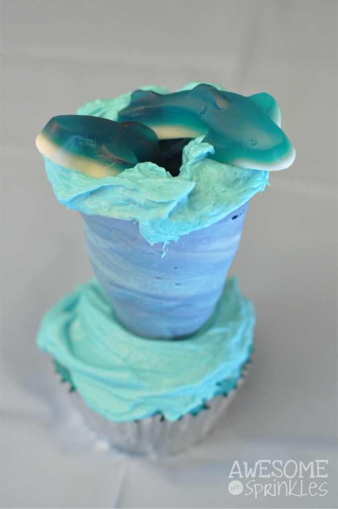 Sharknado Cupcakes | Awesome with Sprinkles