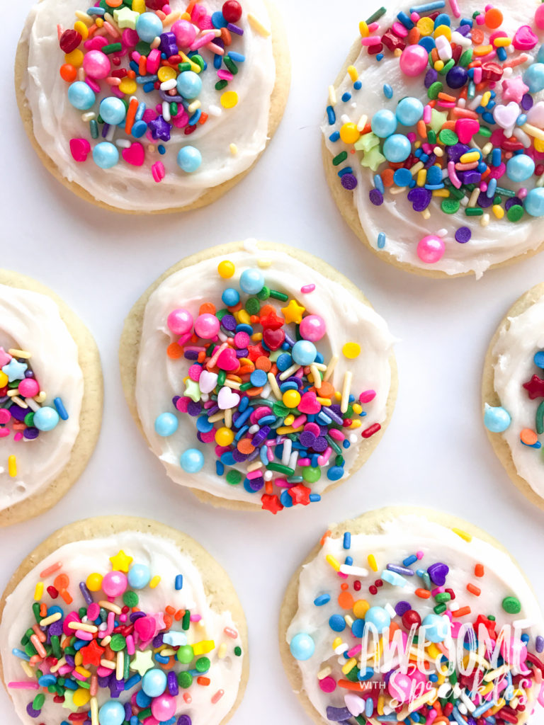 The Most Awesome Ever Sugar Cookies by Awesome with Sprinkles