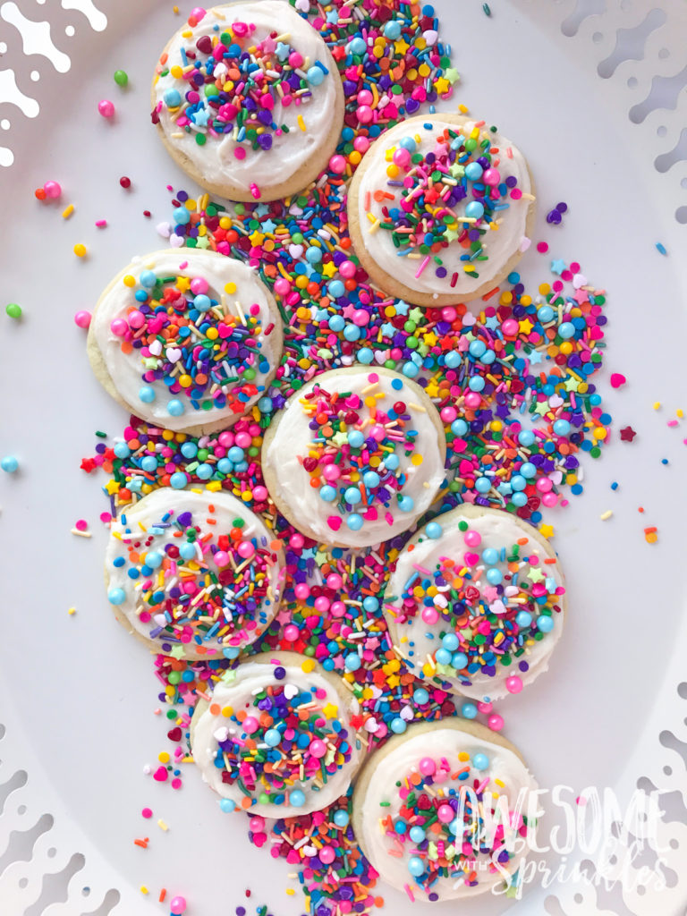 The Most Awesome Ever Sugar Cookies by Awesome with Sprinkles