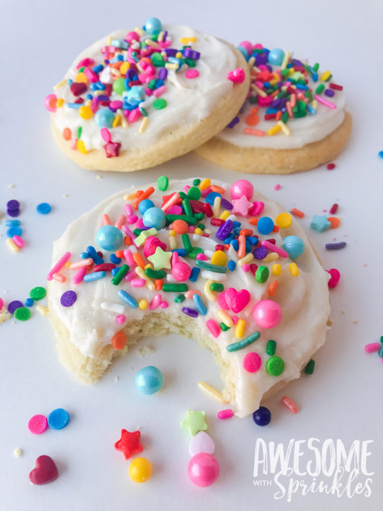 The Most Awesome Ever Sugar Cookies by Awesome with Sprinkles