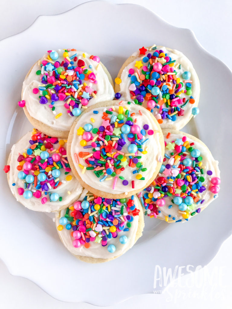 The Most Awesome Ever Sugar Cookies by Awesome with Sprinkles