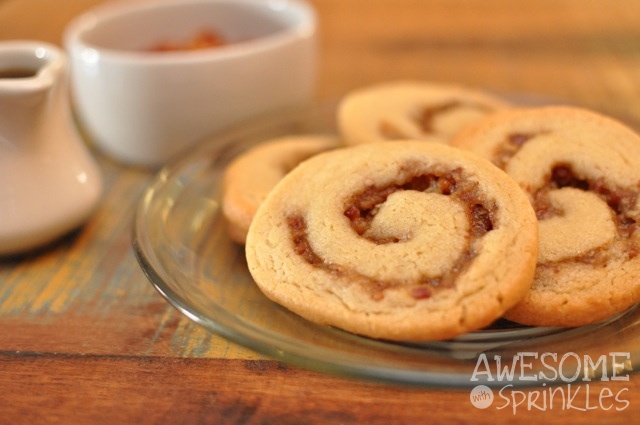 Maple Bacon Cinnamon Swirls | AwesomeWithSprinkles.com