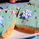 Frosted Brown Butter Crispy Rice Treats