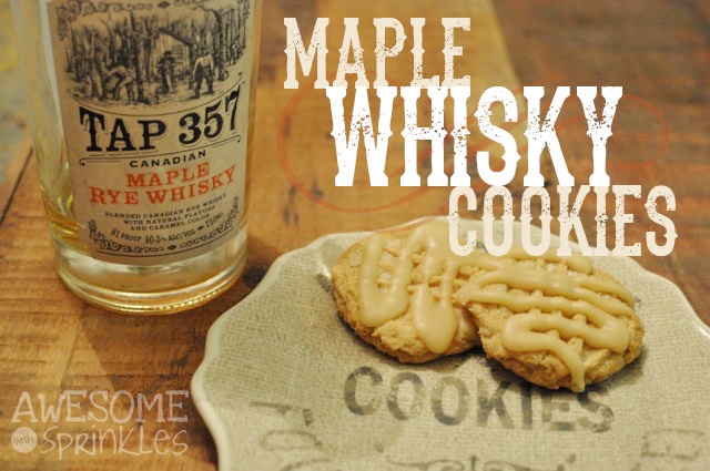 Maple Whiskey Cookies | Awesome with Sprinkles