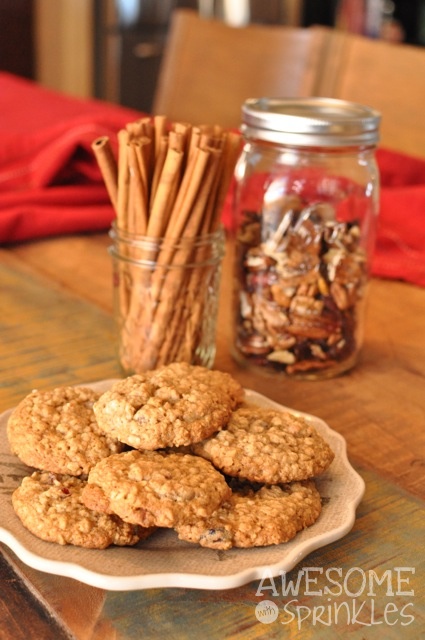 Chewy Oatmeal Cherry Cookies | Awesome with Sprinkles