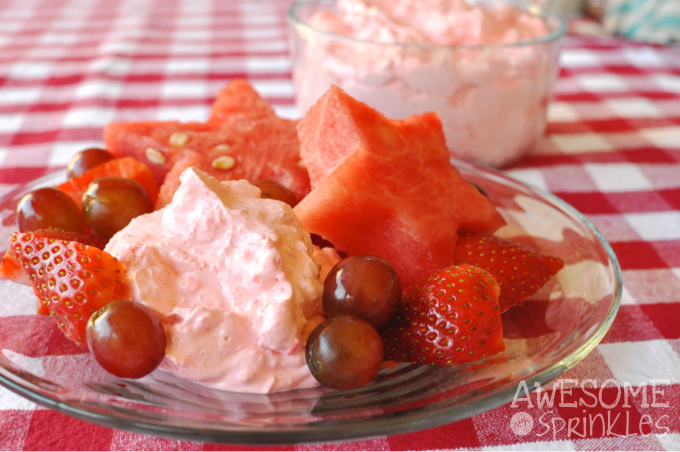 Weird Pink Fluff Jello Salad | Awesome with Sprinkles