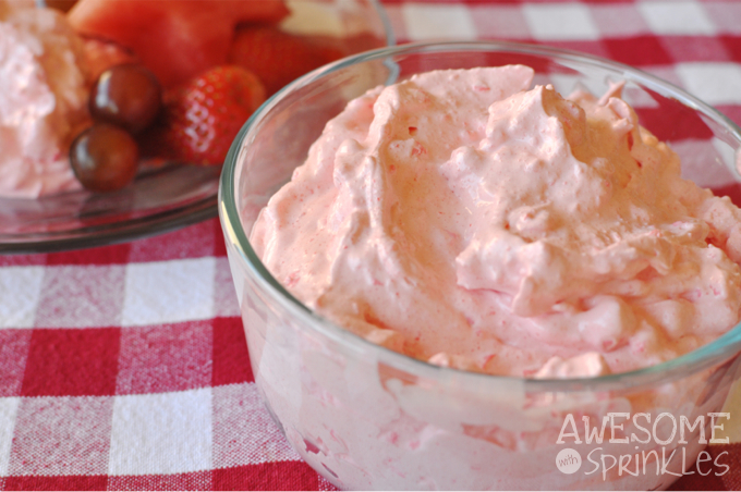 Weird Pink Fluff Jello Salad | Awesome with Sprinkles