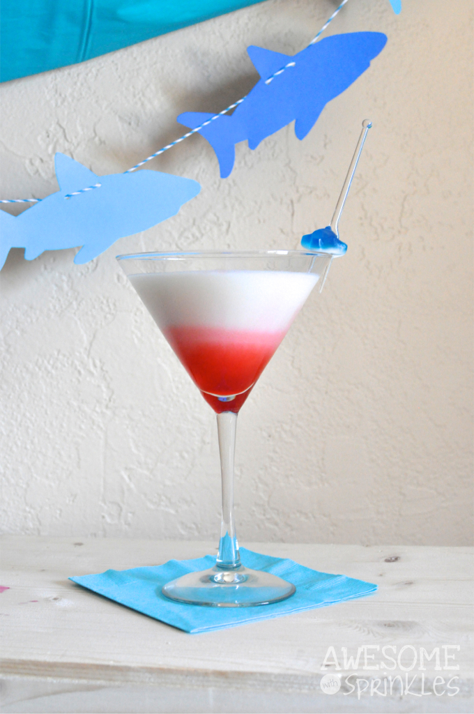 Shark Week: Great White-tini Cocktail | Awesome with Sprinkles