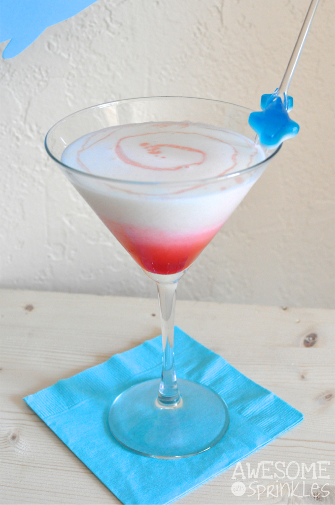 Shark Week: Great White-tini Cocktail | Awesome with Sprinkles