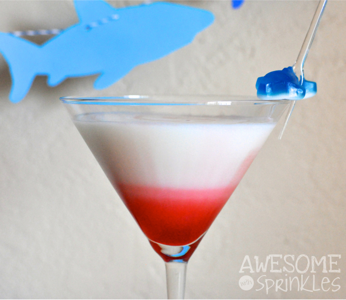 Shark Week: Great White-tini Cocktail | Awesome with Sprinkles