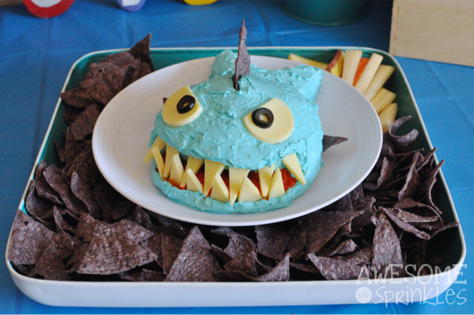 Jaws Jr: Shark Shaped Cheese Ball | Awesome with Sprinkles