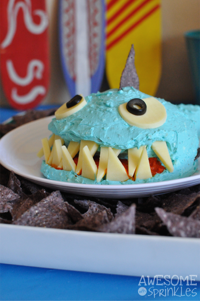 Jaws Jr: Shark Shaped Cheese Ball | Awesome with Sprinkles