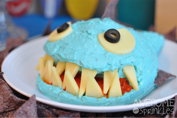 Jaws Jr: Shark Shaped Cheese Ball | Awesome with Sprinkles