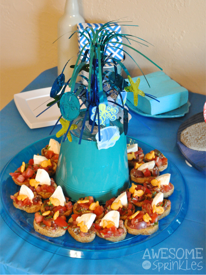 Shark Fin Bruschetta | Awesome with Sprinkles