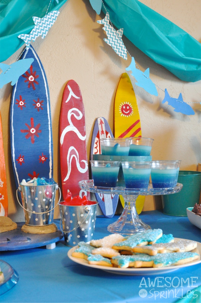 Shark on the Beach Party | Awesome with Sprinkles