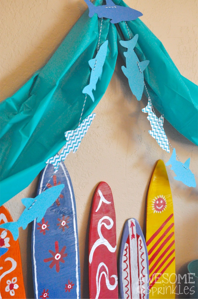 Shark on the Beach Party | Awesome with Sprinkles