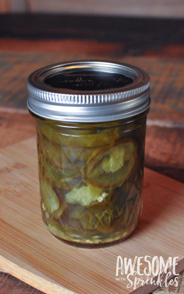 Homemade Candied Pickled Jalapeños by Awesome with Sprinkles