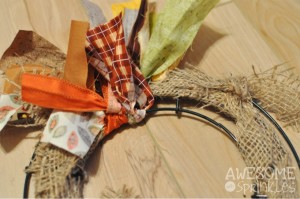 DIY Fabric Wreath | Awesome with Sprinkles