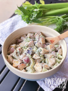 Rosemary Roasted Rainbow Potatoes | Awesome with Sprinkles