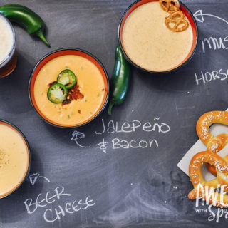 Three Cheers for Game Day Beer Cheese Dip