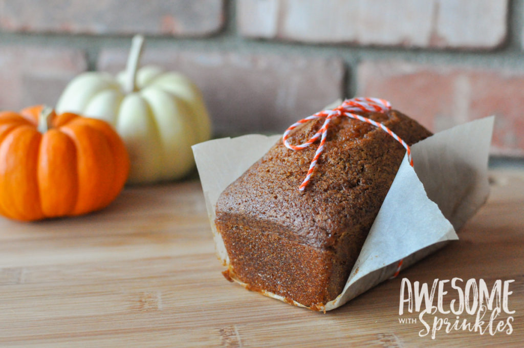 The Best Ever (Starbucks Copycat) Pumpkin Spice Loaf | Awesome with Sprinkles