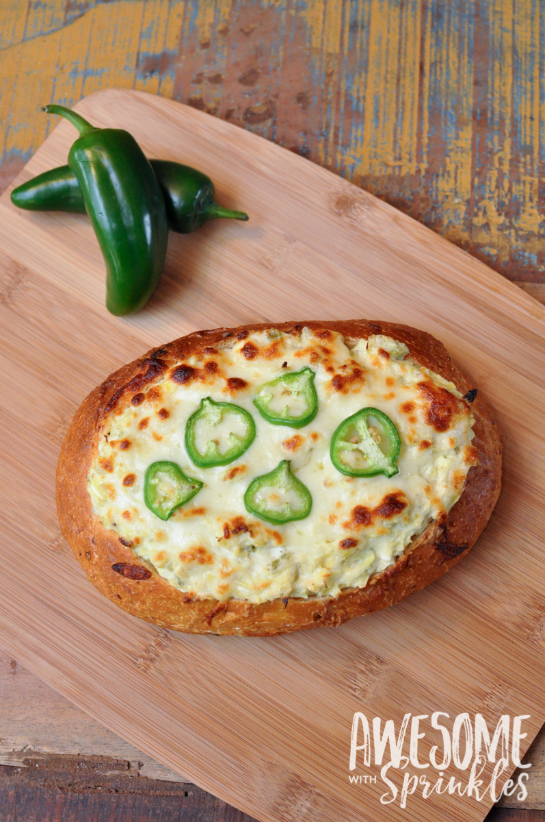 Spicy Jalapeño Artichoke Dip | Awesome with Sprinkles