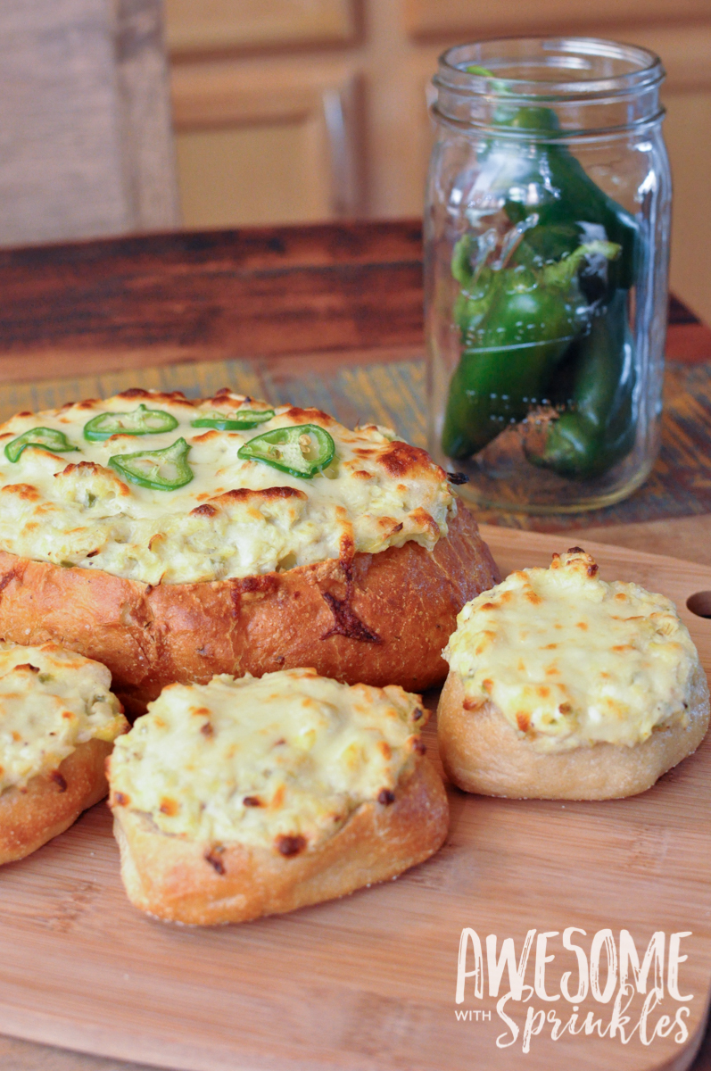 Spicy Jalapeño Artichoke Dip | Awesome with Sprinkles