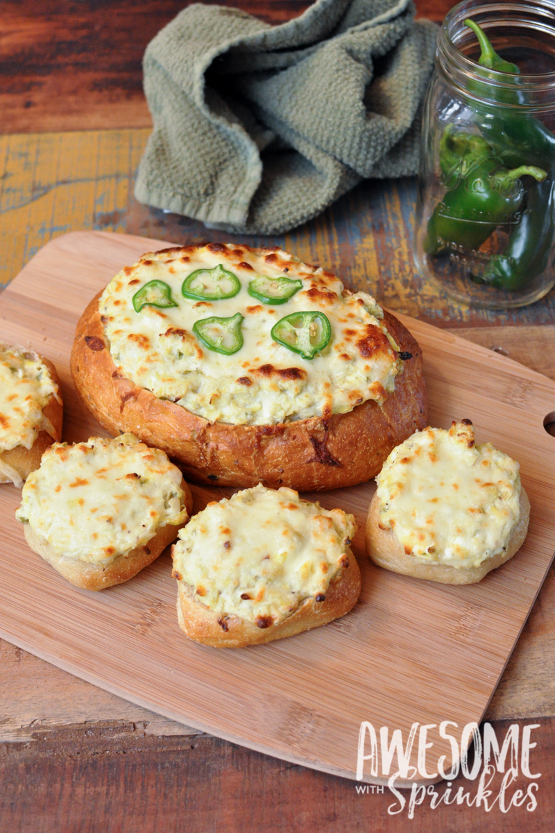 Spicy Jalapeño Artichoke Dip | Awesome with Sprinkles