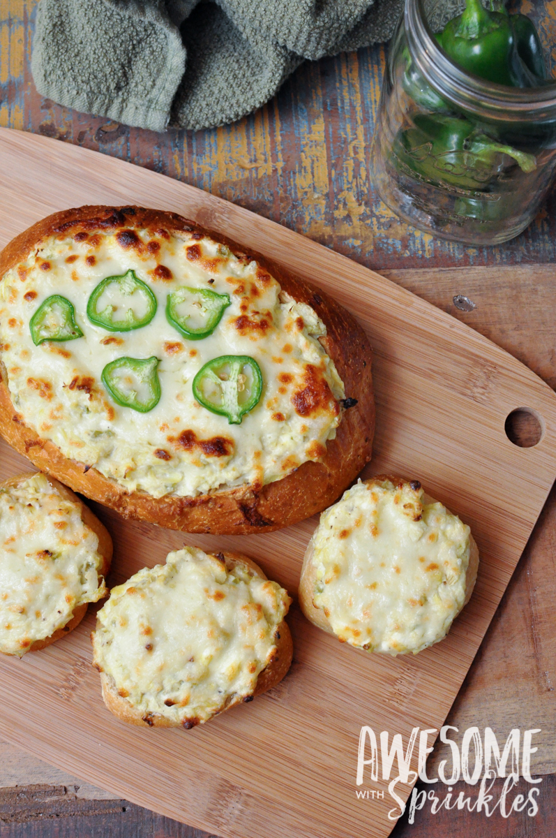 Spicy Jalapeño Artichoke Dip | Awesome with Sprinkles