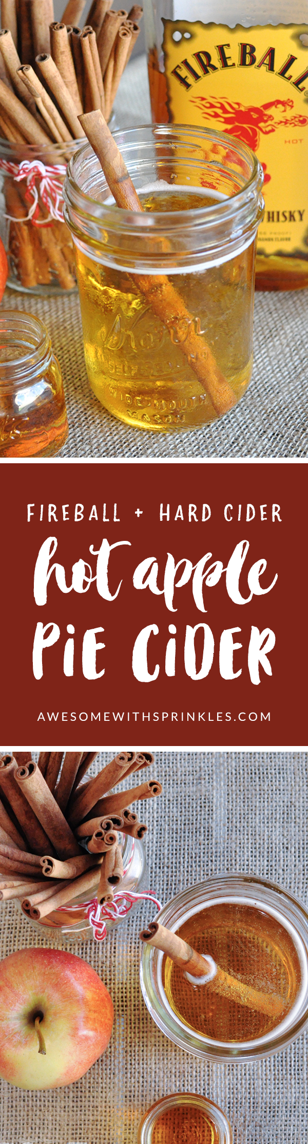 Hot Apple Pie Cider | Awesome with Sprinkles