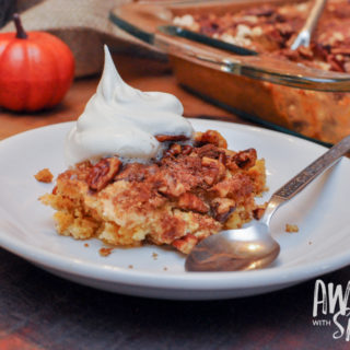 Easy-Peasy Pumpkin Pecan Cobbler