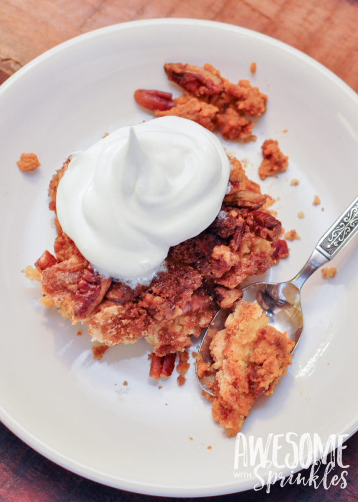 Easy-Peasy Pumpkin Pecan Cobbler | Awesome with Sprinkles