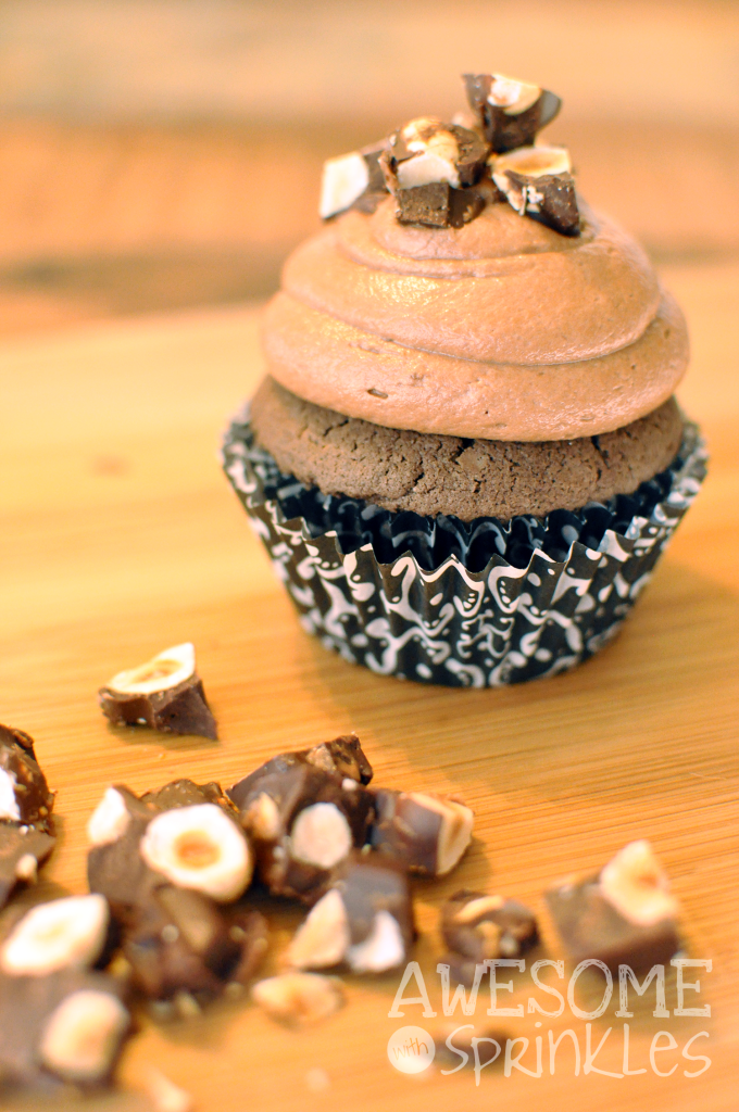 I Love Nutella Cupcakes | #awesomewithsprinkles