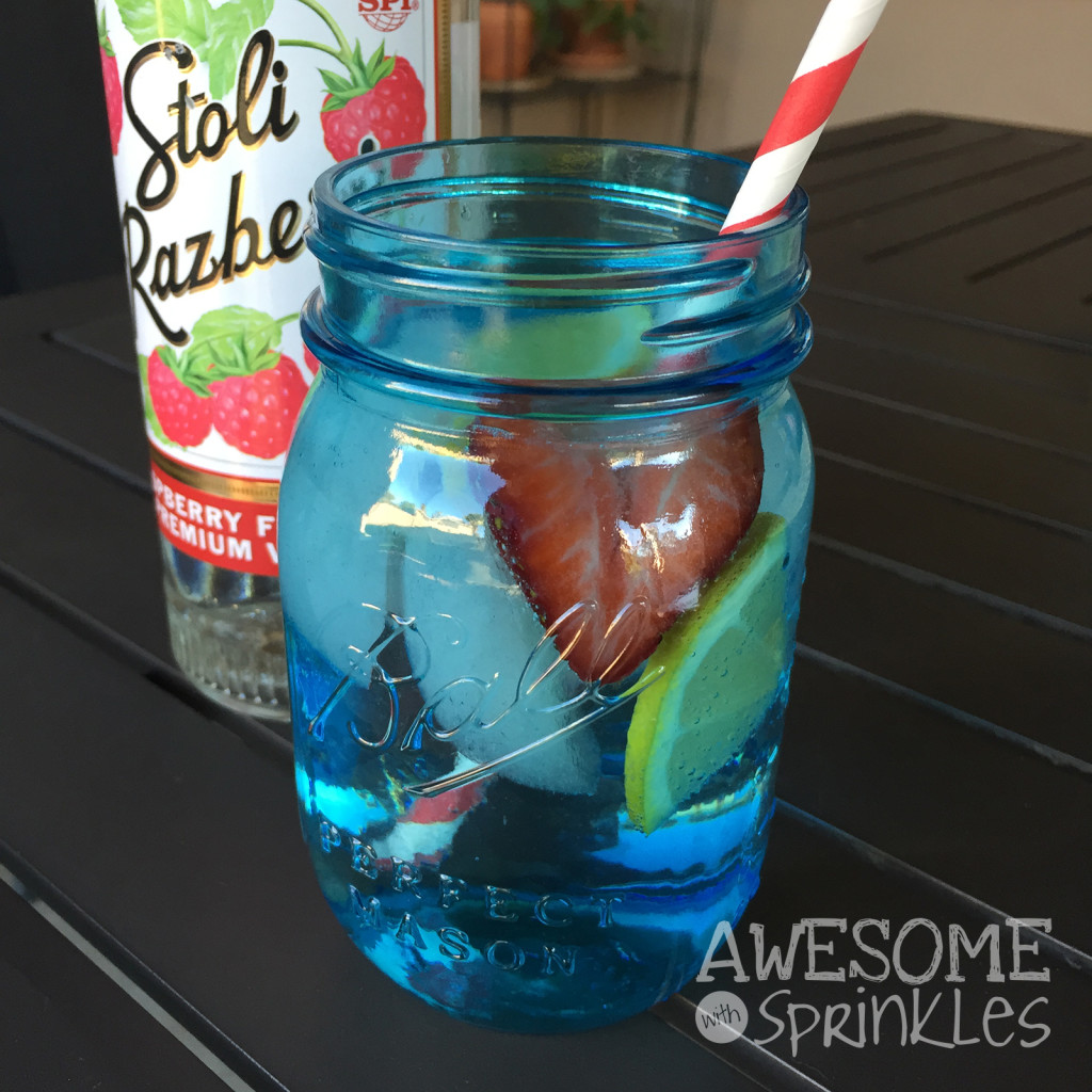 Sunny Afternoon Lemon Berry Vodka Spritzer | Awesome with Sprinkles