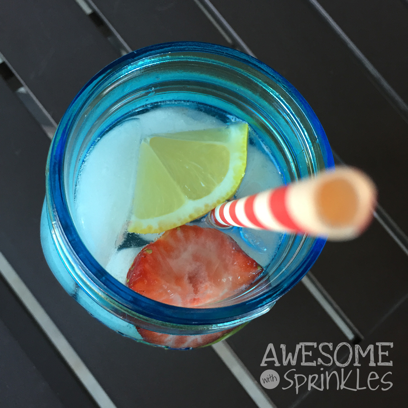 Sunny Afternoon Lemon Berry Vodka Spritzer | Awesome with Sprinkles