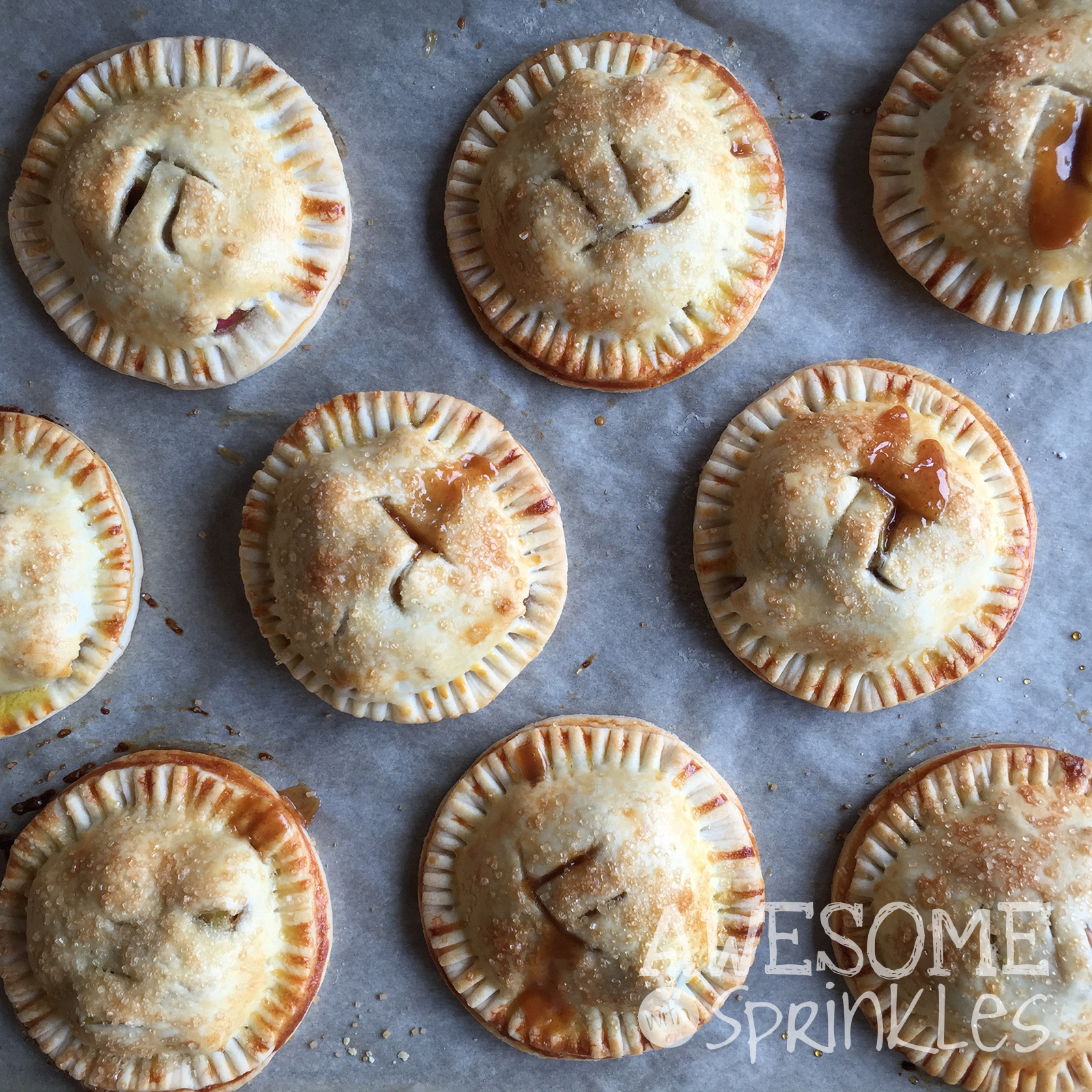 Boozy Apple Hand Pies | Awesome with Sprinkles