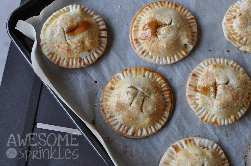 Boozy Caramel Apple Hand Pies | Awesome with Sprinkles