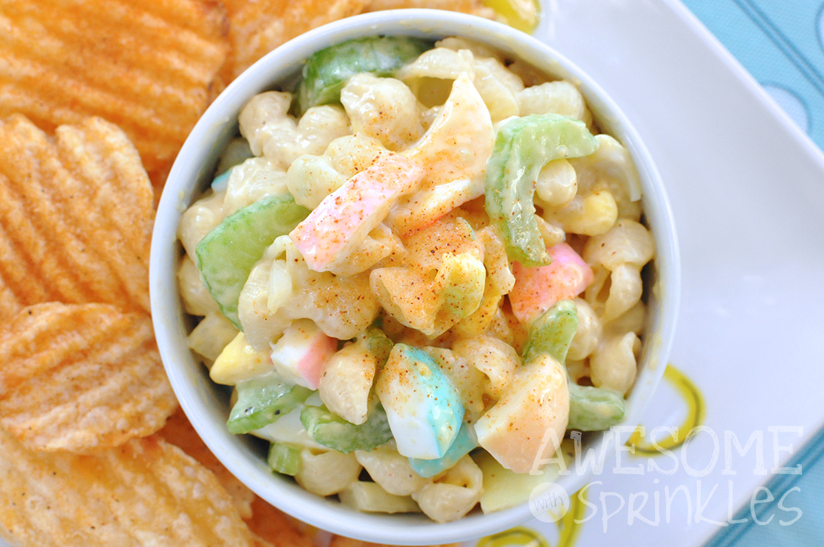 Macaroni Salad for Easter | Awesome with Sprinkles