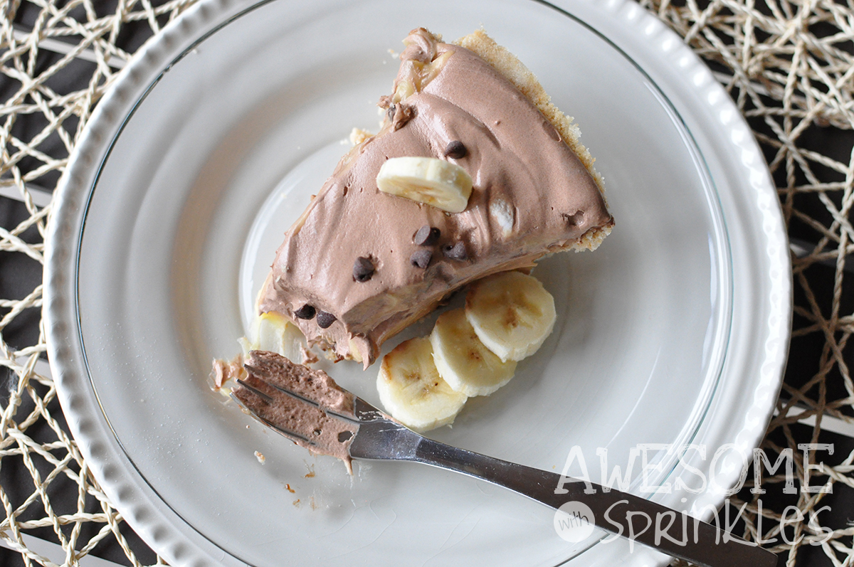 Nutella Banana Cream Pie | Awesome with Sprinkles