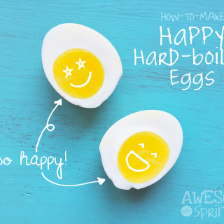 How to Make Happy Hard Boiled Eggs