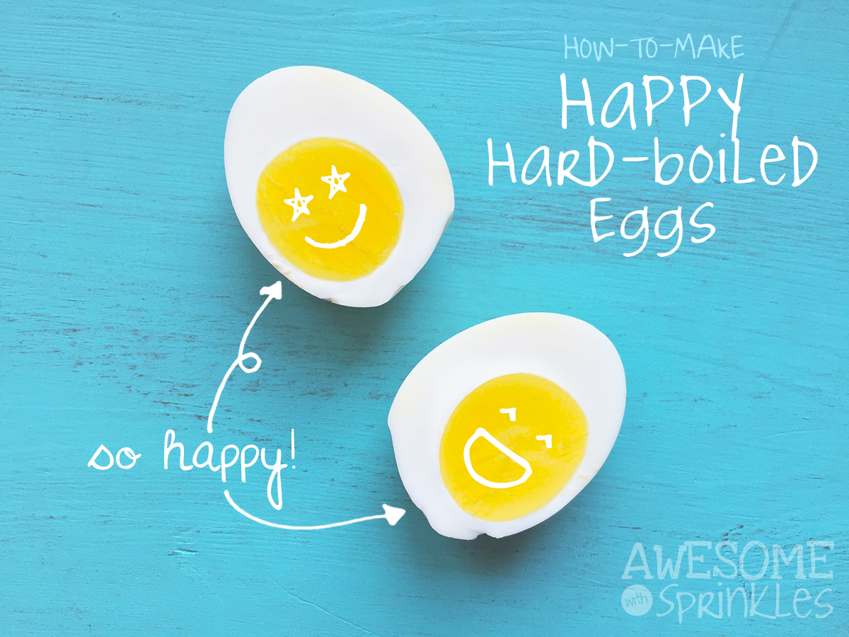 How-to-Make Happy Hard-Boiled Eggs | Awesome with Sprinkles